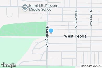 Map image of the property - 2419 W Ayres Ave