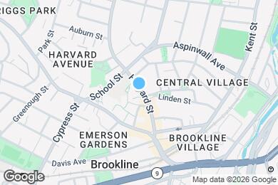 Map image of the property - 54 Harvard St