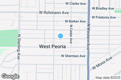 Map image of the property - 2114 W Callender Ave