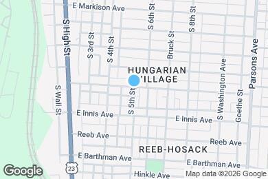 Map image of the property - 151 E Woodrow Ave