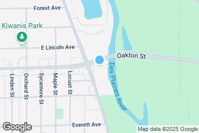 Map image of the property - 1925 E Oakton St