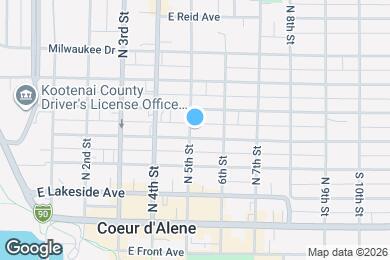 Map image of the property - 501 E Indiana Ave