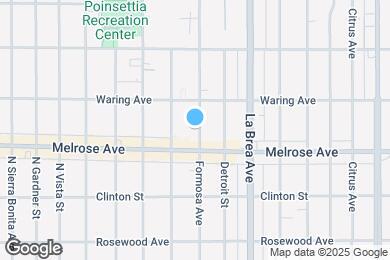 Map image of the property - 719 N Formosa Ave