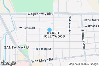 Map image of the property - 1408 W Saint Clair St