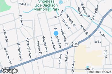 Map image of the property - 17 Springside Ave