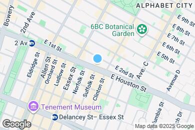Map image of the property - 280 E Houston St