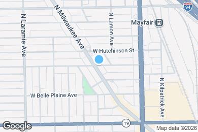 Map image of the property - 4921 W Berteau Ave