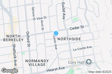 Map image of the property - 1645 Scenic Ave