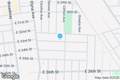 Map image of the property - 711 E 33rd St