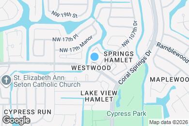 Map image of the property - 1617 Cypress Pointe Dr