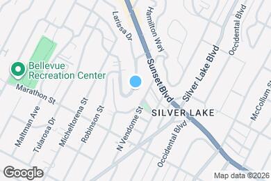 Map image of the property - 3266 1/2 W Descanso Dr