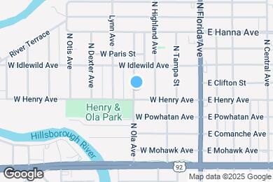 Map image of the property - 5901 N Ola Ave