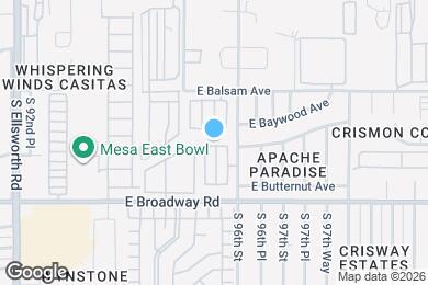Map image of the property - 9544 E Bramble Ave