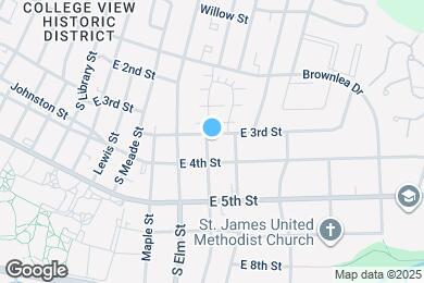 Map image of the property - 301 S Oak St