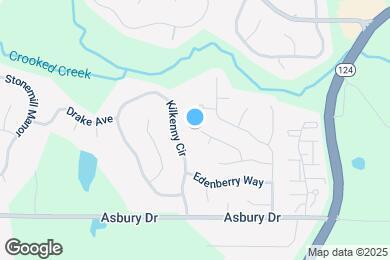 Map image of the property - 831 Asbury Trail