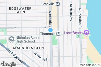 Map image of the property - 5940 N Broadway