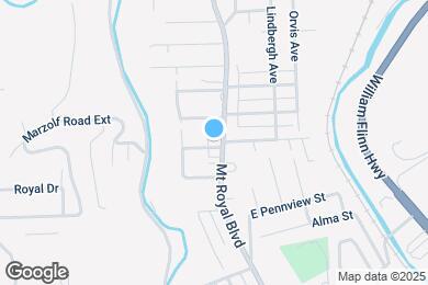 Map image of the property - 903 Mount Royal Blvd