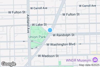 Map image of the property - 1422 W Randolph St