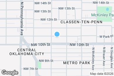Map image of the property - 1828 W Park Pl