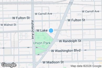 Map image of the property - 1450 W Randolph St