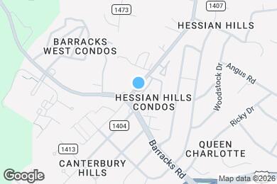 Map image of the property - 133 Hessian Hills Cir