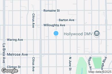 Map image of the property - 809 N Las Palmas Ave