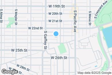 Map image of the property - 621 W 23rd St