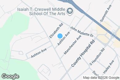 Map image of the property - 1815 Ashton Ave