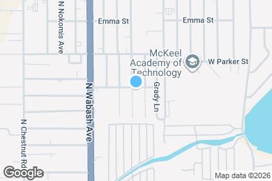 Map image of the property - 2020 W Magnolia St