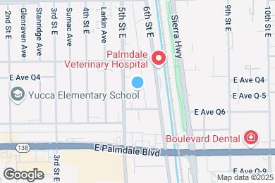Map image of the property - 522 E Ave Q-5