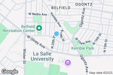 Map image of the property - 1935 W Chew Ave