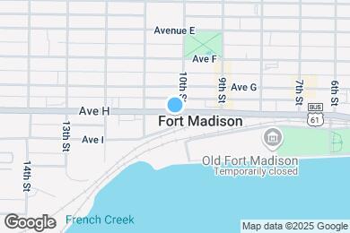Map image of the property - 1006 Avenue H