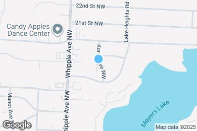 Map image of the property - 1837 Koran Ave NW