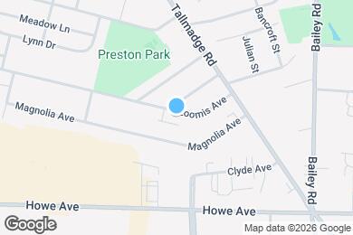 Map image of the property - 682 Loomis Ave