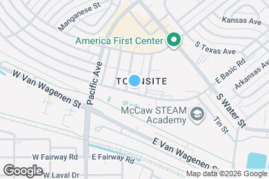 Map image of the property - 102 W Basic Rd