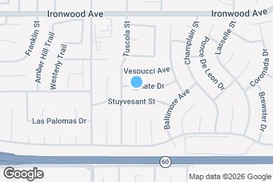 Map image of the property - 25643 Onate Dr