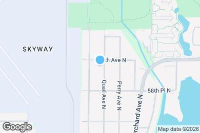 Map image of the property - 5849 Quail Ave N