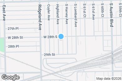 Map image of the property - 2809 Highland Ave