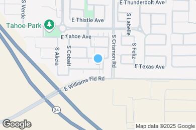 Map image of the property - 9920 E Texas Ave