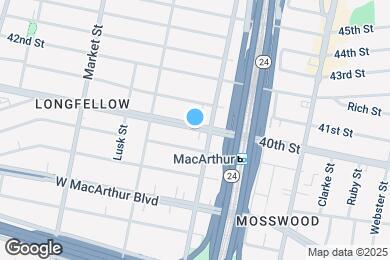 Map image of the property - 667 40th St