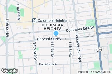 Map image of the property - Room in Shared 5 bed/2 bath home in Columbia Heights