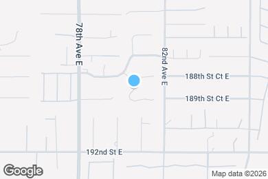 Map image of the property - 18950 80th Ave Ct E