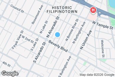 Map image of the property - 125 N Westlake Ave