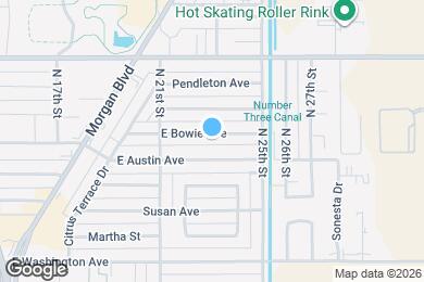Map image of the property - 2302 E Bowie Ave