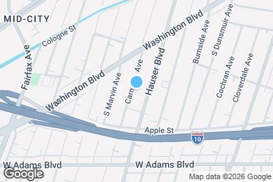 Map image of the property - 2300 Carmona Ave