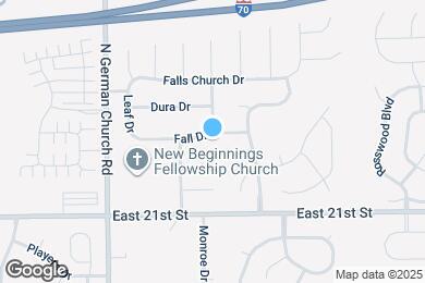 Map image of the property - 11205 Fall Dr
