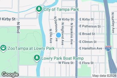 Map image of the property - 7313 N Dartmouth Ave