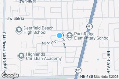 Map image of the property - 841 NE 51st Ct