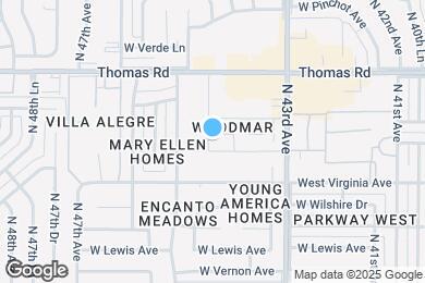 Map image of the property - 2802 N 43rd Ave