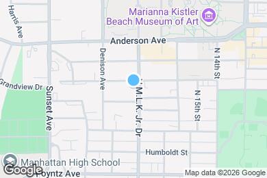 Map image of the property - Wildcat Inn - 411-415 N. Martin Luther King Dr
